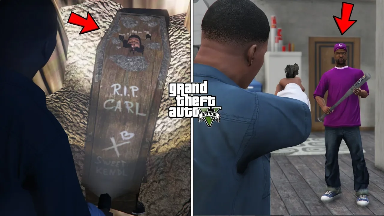 I found CJ's grave in GTA 5 (Safehouse Unlocked) I found CJ's grave in GTA 5 (Safehouse Unlocked)