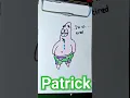 Download Lagu bagaimana cara menggambar Patrick lucu yang sedang lelah #patrick #shorts