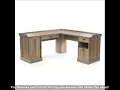 Sauder Barrister Lane L-Desk Salt Oak finish