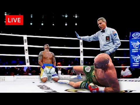 Download MP3 🔴 TYSON FURY IS DOWN! | TYSON FURY vs OLEKSANDR USYK FIGHT