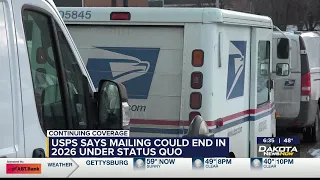 USPS says mailing could end in 2026 under status quo