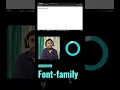 CSS Costum font-family CSS Challenge
