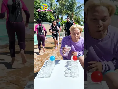Don't Spill! Ellie Wendy & Andrea's Water Cup Challenge