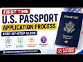 First time application process of us passport
