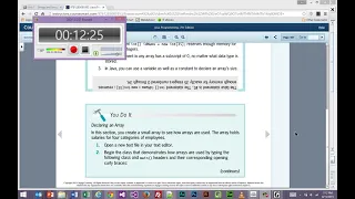 Java Programming 1 - Chapter 8 first half Lecture Demo