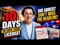 The 10-Day Clock The Hidden Second Case After an Orange County DUI