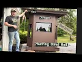 Building an Octagon Hunting Blind start to finish