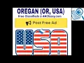OREGON CLASSIFIEDS Post Free Ads Local AKClassy OLX Craigslist eBay USA
