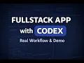 Building a fullstack app from scratch using Codex