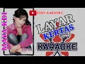 LAYAR KERTAS || MAYA KDI || KARAOKE || @sonykaraokeofficial