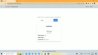 GitHub user data fetch using GitHub API React JS Tailwind CSS