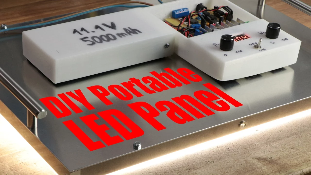 DIY Portable LED Panel (Part 2) - the electronics