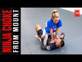 NINJA Choke from Mount Laura Sanko MMA Demo
