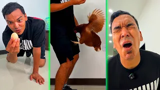 😂 Larin Roba el Huevo de la Gallina y lo Descubren | Las Comedias de Alfredo Larin Dani,Mesi y Otros