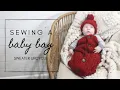 SEW WITH ME UPCYCLE A SWEATER how to make a beanie baby sleeping bag