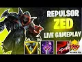 Download Lagu Zed Mid + Repulsor = OP! - Wild Rift HellsDevil Plus Gameplay