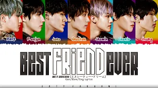 nct dream best friend ever lyrics color coded kan rom eng 