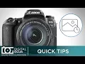 Canon EOS 77D Time Lapse Settings Quick Tip