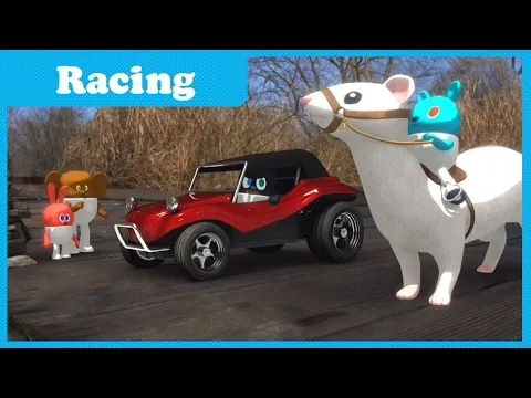 Download MP3 Ep30 Racing | Space Jungle S2 | Funny Cartoon | Kids Cartoon | COAN Studio