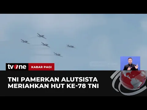 Ribuan Pasukan Dilibatkan untuk Meriahkan HUT TNI, dan Ratusan Alutsista Unjuk Kekuatan