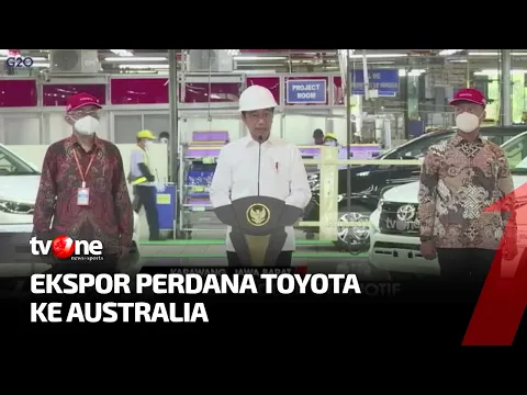 Presiden Lepas Ekspor Perdana Toyota Ke Australia