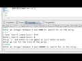 C Programming Analysis of Linear Search and Binary Search Algorithms