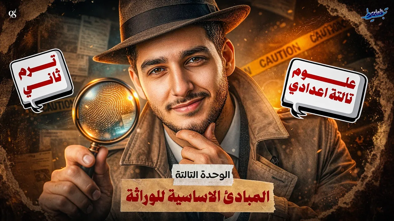 شرح درس المبادئ الاساسيه للوراثه | علوم الصف الثالث الاعدادي الترم الثاني