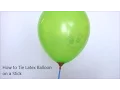 How to tie a balloon to a stick