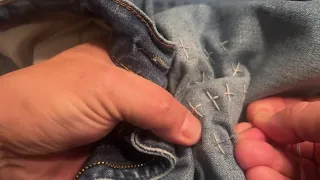 Sashiko stitching first practice mending hand sewing technique #sashiko #stitching #mending #sewing