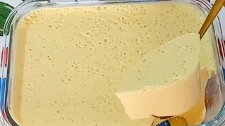 APENAS 2 INGREDIENTES, SEM LEITE CONDENSADO PRONTA EM MINUTOS, SOBREMESA CREMOSA DELICIOSA 