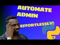 Python Automation Scripting for System Administration