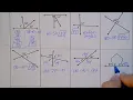 USING ANGLE RELATIONSHIPS TO FIND MISSING ANGLES