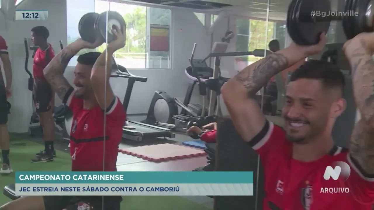 Campeonato Catarinense: JEC estreia neste sábado contra o Camboriú