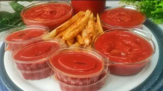 طريقه الكاتشب الاصليه فالبيت بأسرار المصانع بدون مواد حافظه مش هتشتريه من بره تاني ابدا كاتشب 