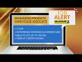 JOB ALERT SRS Building Products in Tyler needs a Warehouse Associate