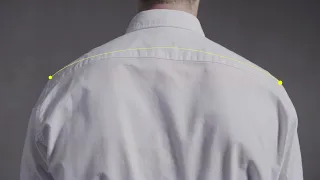 How to measure male horizontal shoulder-width