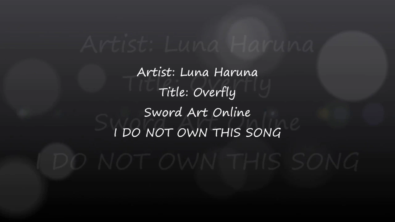 Luna Haruna - Overfly Romaji Lyrics