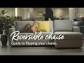 Flipping your reversible chaise with Focus on Furniture