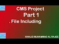 CMS Project In PHP MYSQLI Part 1 File Including Khalid Coding