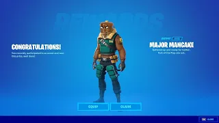 The Once FREE Major Mancake Skin Is BACK! (Falls Guys x Fortnite Free Reward)