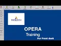 OPERA Training for Front desk Receptionist Essential skills for hospitality career