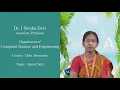 Sorting techniques - quick sort by Dr J Sirisha Devi