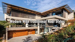 modern architecture house design with traditional roof styles