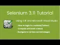 8 Selenium 2018 Tutorial using C Visual Studio How to Login Twitter using Automation