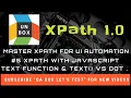 XPath with JavaScript XPATH Text Function and Text Vs Dot in Contains