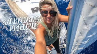 16.  Sailing Malta to Sicily! | Traveling on a Sailboat | Sailing Sunday