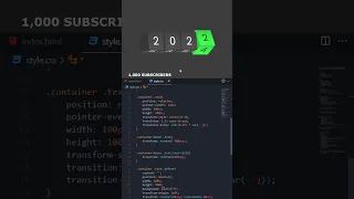3D Text Cube Animation CSS