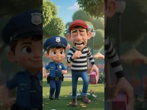 🚔 احنا الشرطة شرطة الأطفال | أغنية شرطة الأطفال 🎵 #Shorts