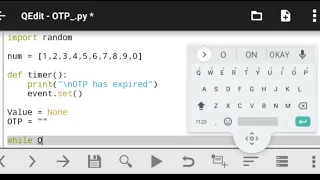 Creating an OTP system in python PART 1