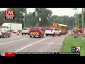 Pedestrian critically hurt after being struck by school bus on Coliseum Boulevard